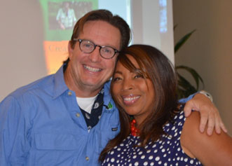 Dean Jacobs and Kelli King standing side by side smiling