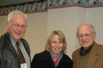 Dr. Robert Manley with two friends